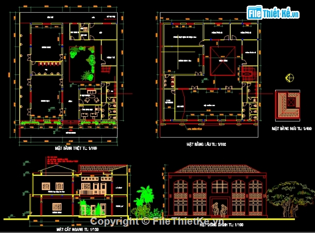 mẫu nhà trẻ,trường học,nhà văn hóa